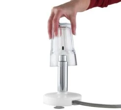 Behälter- & Gläserdusche Mit Standfuss, Saugnäpfen & Schlauch -Berühmter Küchengeräte Laden bgdlb4102 glas c3ea