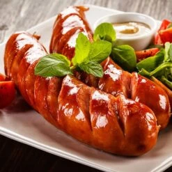 Elektro Bratplatte - 1,6 KW - Glatt -Berühmter Küchengeräte Laden detail sausages c901