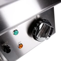 Doppelfritteuse - 600mm - 8+8 Liter - 9 KW - Mit Ablasshahn -Berühmter Küchengeräte Laden efk653 8 8 regler 1664 1