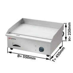 Elektrogrill Bratplatte - 3 KW