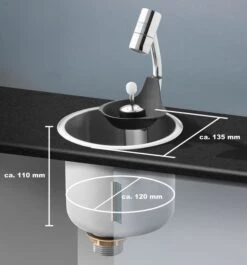 Eisportioniererdusche Mit Portioniererdusche & Integr. Wasser-Rückfluss Verhinderer -Berühmter Küchengeräte Laden epdlb2120 eingebaut aa42