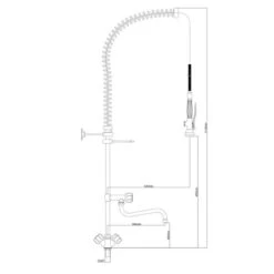 Einloch Geschirrbrause Mit Mischbatterie 6000 -Berühmter Küchengeräte Laden gy6 abmessungen dc92