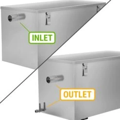 Fettabscheider - 20 Liter -Berühmter Küchengeräte Laden inlet outlet 8ec2