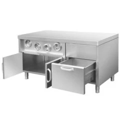 Unterschrank Für Getränkespender Mit Becherhaltern & Eiswürfelfach - 1,5 M -Berühmter Küchengeräte Laden kbask150 offen b2ff