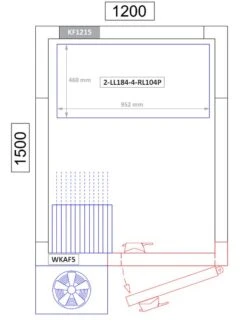 Aluminium Grundregal - 952 X 1800 Mm -Berühmter Küchengeräte Laden kf1215 2 2 ll184 4 rl104p 9cfc