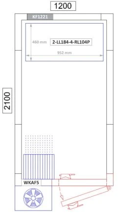 Aluminium Grundregal - 952 X 1800 Mm -Berühmter Küchengeräte Laden kf1221 2 ll184 4 rl104p 3361