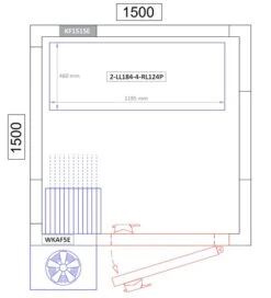 Aluminium Grundregal - 1195 X 1800 Mm -Berühmter Küchengeräte Laden kf1515 2 ll184 4 rl124p e 2f46