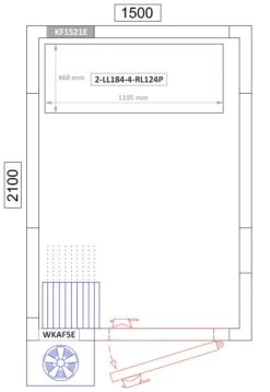 Aluminium Grundregal - 1195 X 1800 Mm -Berühmter Küchengeräte Laden kf1521 2 ll184 4 rl124p e 4833