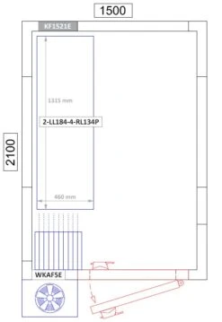 Aluminium Grundregal - 1315 X 1800 Mm -Berühmter Küchengeräte Laden kf1521 2 ll184 4 rl134p e e19d