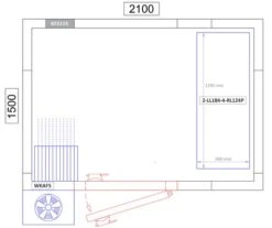 Aluminium Grundregal - 1195 X 1800 Mm -Berühmter Küchengeräte Laden kf2115 2 ll184 4 rl124p 3840