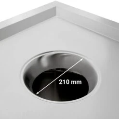 Mülleimer Mit Rollcontainer - Einwurföffnung & Frontauszug - 50L - Edelstahl 10 Mülleimer Mit Rollcontainer - Einwurföffnung & Frontauszug - 50L - Edelstahl -Berühmter Küchengeräte Laden mek77 detail 6123