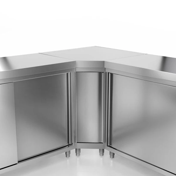 Edelstahl Arbeitsschrank ECO - 1400x700mm - Mit Schiebetür 8 Edelstahl Arbeitsschrank ECO - 1400x700mm - Mit Schiebetür - Image 6