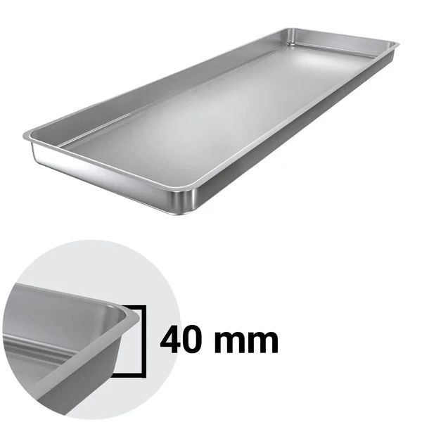 Ausstell-/Auslageblech Mit Rand - 75 X 25 X 4 Cm 4 Ausstell-/Auslageblech Mit Rand - 75 X 25 X 4 Cm - Image 2