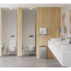 Papierhandtuchspender - Für 800 Handtücher - Edelstahl -Berühmter Küchengeräte Laden wc millieu 7d26 3